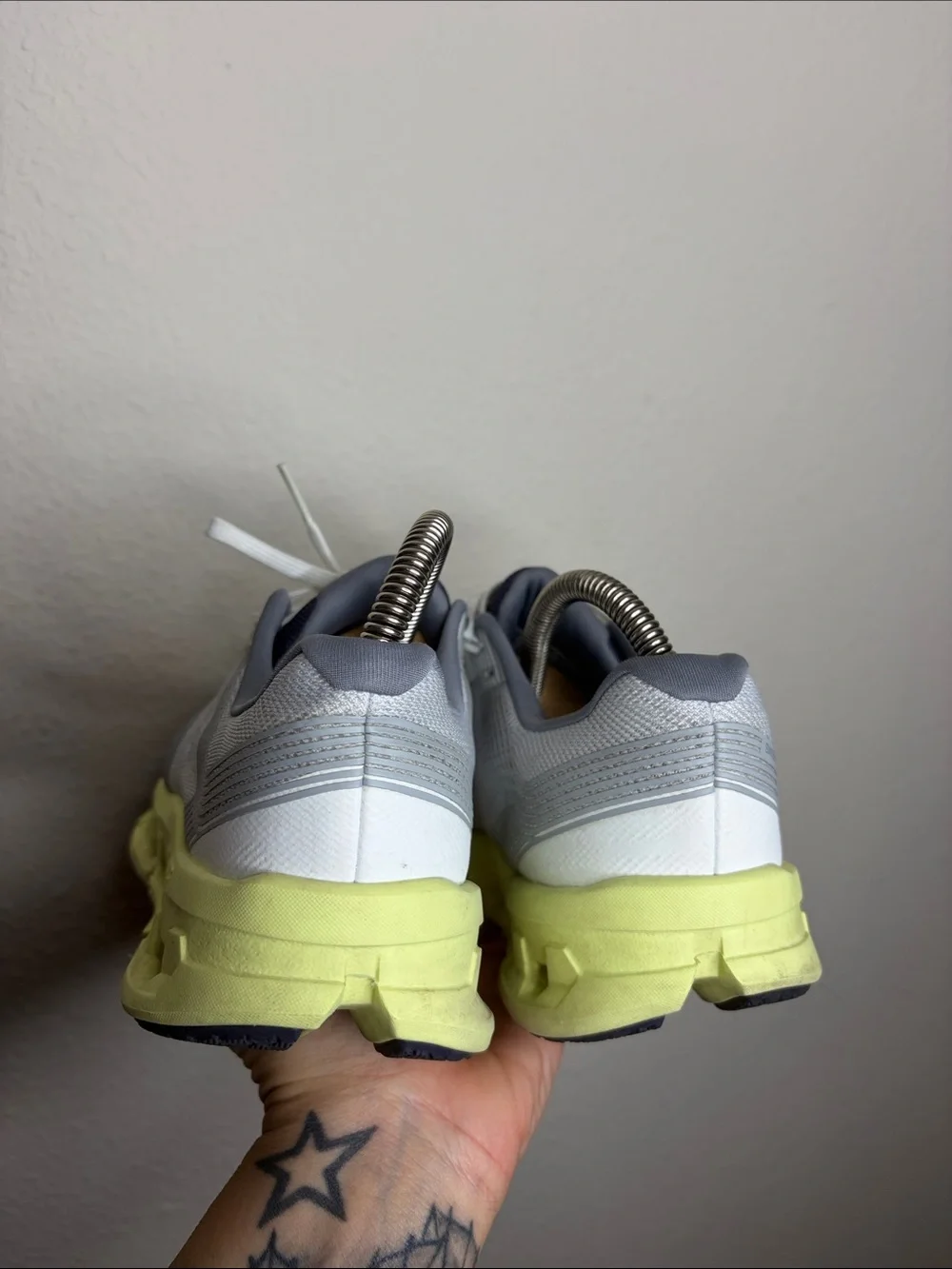 On Running | Women’s CloudGo Athletic Sneakers in Frost/Grey Size 8